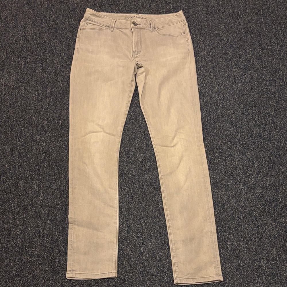 Banana Republic Women's Light Tan Skinny Jeans